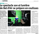 article de presse spectacle son et lumière